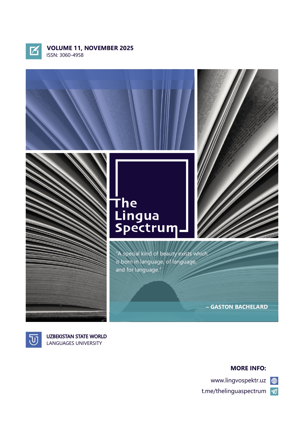 						Показать Том 11 № 1 (2025): Лингвоспектр: Ноябрь
					